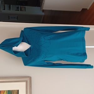 Mountain Hardwear Lightweight Teal Hoodie Women's M